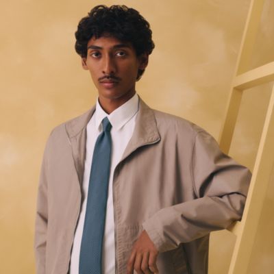 メンズ シルクネクタイ、ボウタイ、ポケットチーフ | Hermès